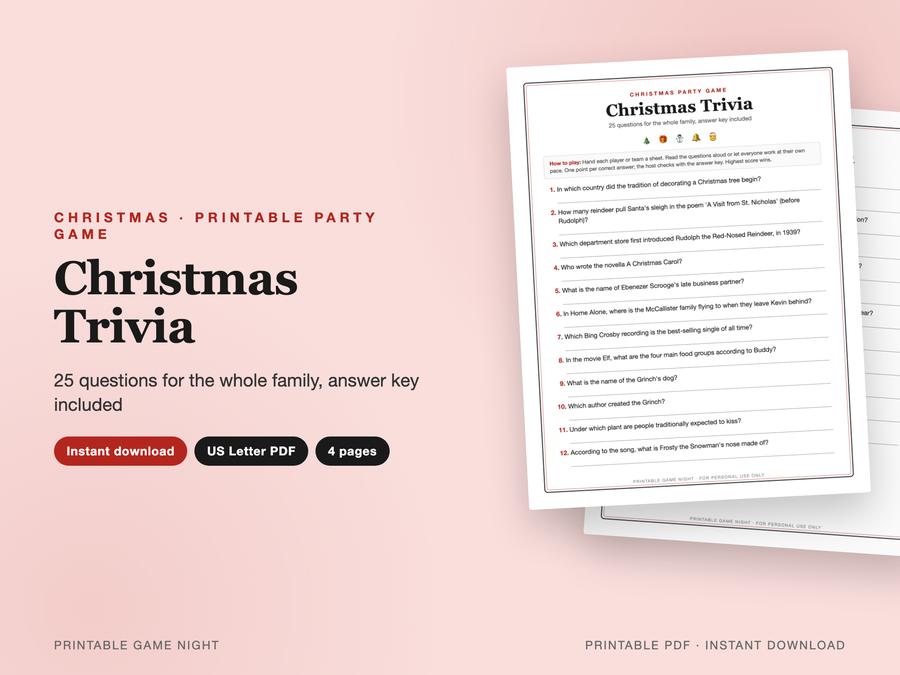 Christmas Trivia