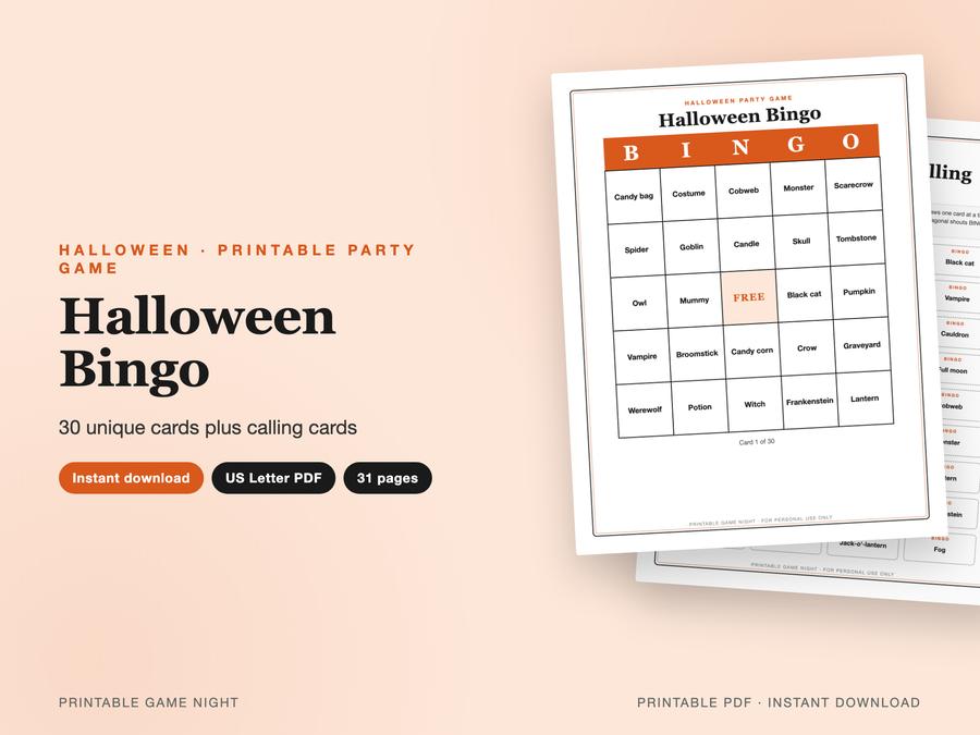 Halloween Bingo