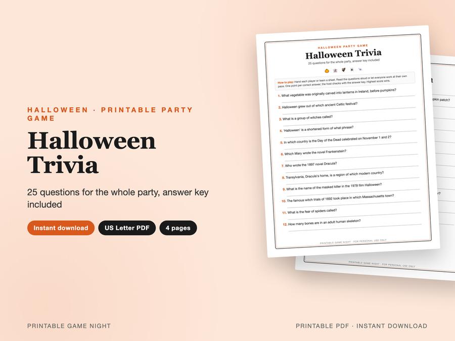 Halloween Trivia