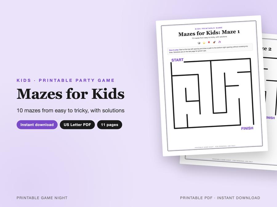Mazes for Kids