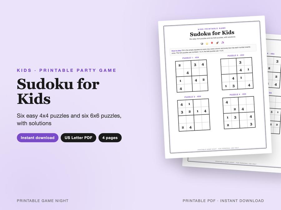Sudoku for Kids