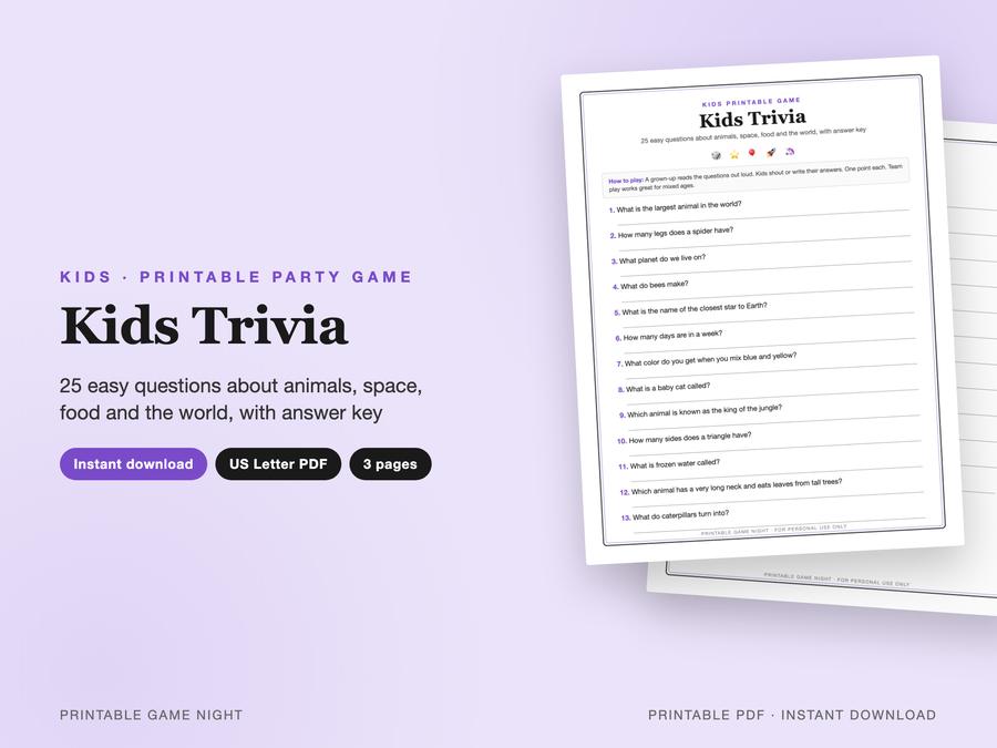 Kids Trivia