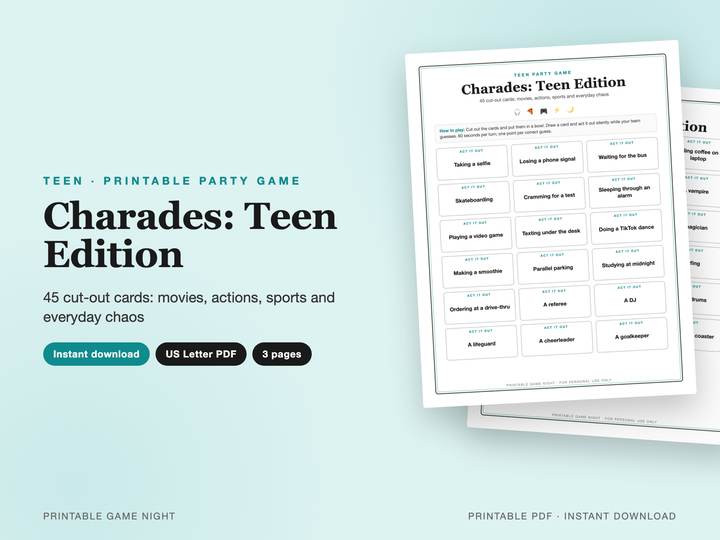 Charades: Teen Edition